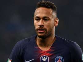 Neymar was in tears as he left the pitch. AFP