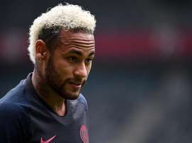 Neymar sera lui aussi présent en tribunes. AFP