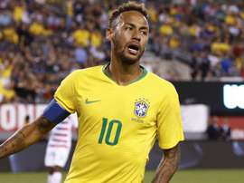 Neymar was booked for simulation against El Salvador. GOAL