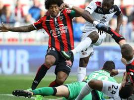 Dante sous le maillot de Nince en Ligue 1. AFP