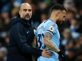 Otamendi is not happy - Guardiola