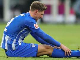Niklas Stark appears to have broken his ankle. GOAL