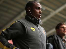 Odion Ighalo dans avant un match de Premier League avec Watford. AFP