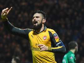 Olivier Giroud Arsenal Preston FA Cup