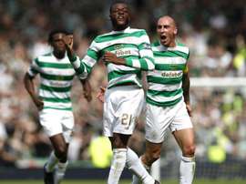 Ntcham doubled Celtic's lead over Motherwell. GOAL