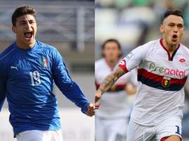 Orsolini (left) and Ocampos. Goal