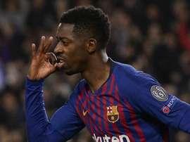 Dembélé a répondu présents. AFP