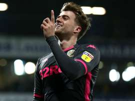 Patrick Bamford was key in Leeds' goal which kept them top of the Championship. GOAL