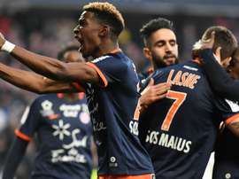 Paul Lasne lors du match Montpellier - Saint-Etienne, Ligue 1. GOAL