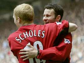 Scholes and Giggs had great careers at Manchester United. GOAL