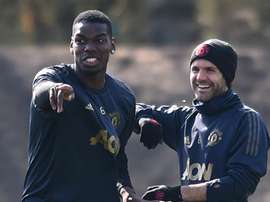 Teammate and friend Juan Mata wants Pogba (pictured) to stay at the club. GOAL