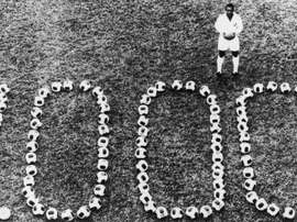 Pele reached 1000 goals. GOAL