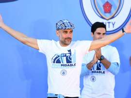 Pep Guardiola has masterminded an unprecedented treble this season at City. GOAL