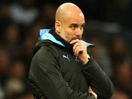 Manchester City boss Guardiola gearing up for tough transfer window. AFP