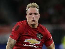 Phil Jones in action. GOAL