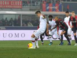 Il Milan batte il Bologna al Dall'Ara. Goal