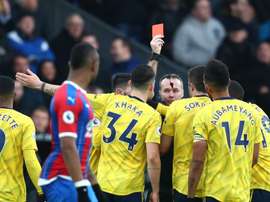 Arteta accepts Aubameyang's red card was fair. GOAL