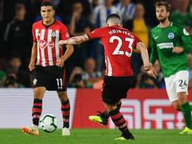 Hojbjerg scored the opener. GOAL