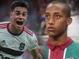Reinier e João Pedro simbolizam otimismo e frustração na dupla Fla-Flu. GOAL