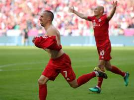 Franck Ribery and Arjen Robben together. GOAL