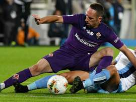 L'esterno francese 36enne della Fiorentina Ribery. Goal