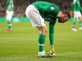 Ireland's performance wasn't affected by the protest. GOAL
