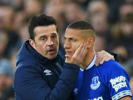 Everton's Richarlison thanks Silva