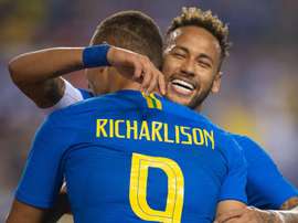 Richarlison Neymar Brazil El Salvador Friendly. Goal