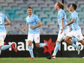 De Laet was on target for 10-man City. GOAL