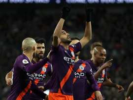 Mahrez celebra il goal. Goal