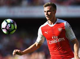 Rob Holding in action for Arsenal. Goal