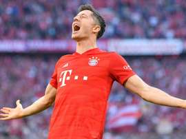 Il bomber polacco del Bayern Lewandowski. Goal