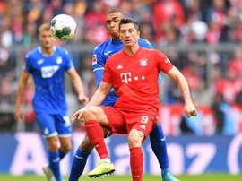 Bayern-Hoffenheim (1-2), un de chute pour le Bayern. AFP