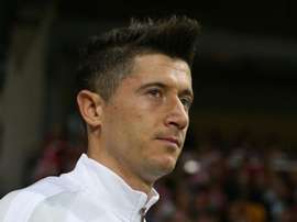 Lewandowski's stunner proved insufficient for Poland. GOAL