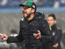 Il tecnico del Sassuolo De Zerbi bacchetta il suo giocatore Boga.