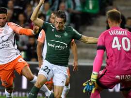 Hamouma lors du Saint-Etienne Montpellier. Goal