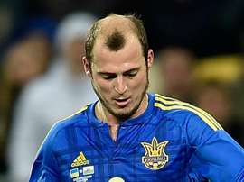 Segunda Division game suspended over chanting aimed at Roman Zozulya. AFP
