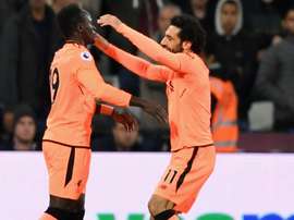 Sadio Mane et Mohamed Salah, Liverpool. GOAL