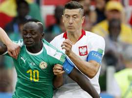 Eliminados, Lewandowski e Mané deixaram a desejar na Copa.Goal