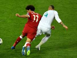 Salah left the match early. GOAL