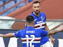 Quagliarella permette i 3 punti. AFP