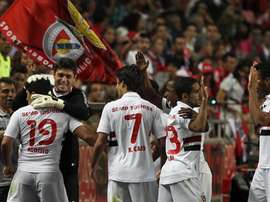 Quando o Benfica de Jesus perdeu para o São Paulo. EFE