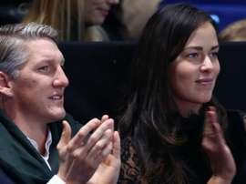 The couple welcomed their son on Monday. GOAL