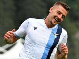 Il centrocampista della Lazio Sergej M.Savic.