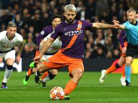 Aguero missed from the penalty spot last night. GOAL