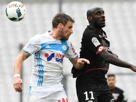 Sertic lors d'un match Marseille en Ligue 1. GOAL