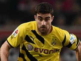 Sokratis Papastathopoulos, lors d'un match avec le Borussia Dortmund. AFP