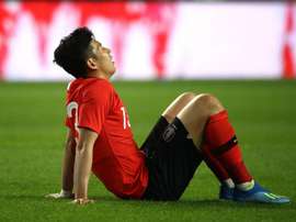 Son was unable to find a way through for his side. GOAL