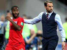 Ferdinand accuses Southgate of hanging Sterling out to dry. AFP