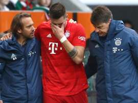 He got injured. GOAL